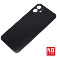 Buy reliable spare parts with Lifetime Warranty | Big Hole No Logo Rear Glass Cover for iPhone 12 Mini Black | Fast Delivery from our warehouse in Sweden!