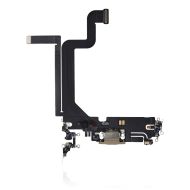 Charging Port Flex Cable for iPhone 14 Pro Max Gold - Thepartshome.se