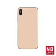 Buy reliable spare parts with Lifetime Warranty | Rear Glass with Frame No Logo for iPhone XS Max Gold | Fast Delivery from our warehouse in Sweden!