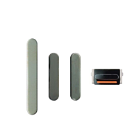 Side Button Set Power/Volume/Mute Switch for iPhone 13 Alpine Green