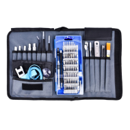 81 in 1 Multi-function Repair Tool Kits for Electronics and Toys With Canvas Bag FB01