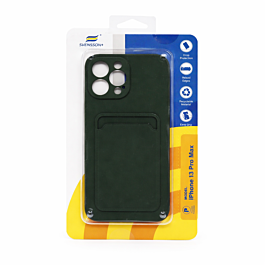 Svensson+ Card Holder Silicon Case For iPhone 13 Pro Max Green -  Thepartshome.eu