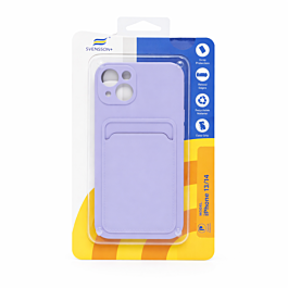 Svensson+ MagSafe Silicon Case For iPhone 13 Morandi Purple  - Thepartshome.eu