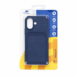 Svensson+ Card Holder Silicon Case For iPhone 17 Navy Blue -  Thepartshome.eu