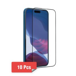 Buy reliable spare parts with 12 months Warranty | 3D Curved Full Cover Tempered Glass for iPhone 14 Pro (10 Pcs/Pack) | Fast Delivery from our warehouse in Sweden!