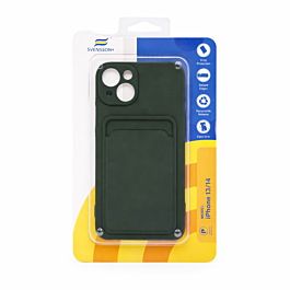 Svensson+ Card Holder Silicon Case For iPhone 13/14 Green -  Thepartshome.eu