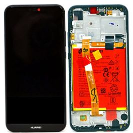 Screen Assembly & Battery for Huawei P20 Lite Service Pack Midnight Black
