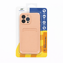 Svensson+ Card Holder Silicon Case For iPhone 15 Pro Max Pink -  Thepartshome.eu