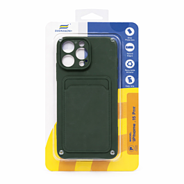 Svensson+ Card Holder Silicon Case For iPhone 16 Pro Green -  Thepartshome.eu