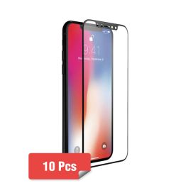 iPhone 12 / 12 Pro 3D Curved Full Cover Tempered Glass (10 Pcs/Pack) Screen Protector - Thepartshome.se