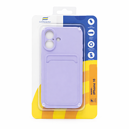 Svensson+ Card Holder Silicon Case For iPhone 16 Purple -  Thepartshome.eu