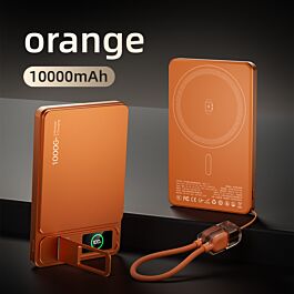 TFT Ultra-thin MagSafe 3-in-1 10000 mAh Powerbank Orange
