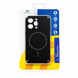 Svensson+ MagSafe Silicon Case For iPhone 16 Pro Black  - Thepartshome.eu