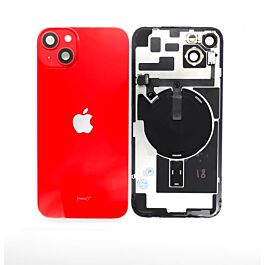 iPhone 14 Plus Rear Glass With Wireless Charging And  Camera Lens Original Pulled Red - Thepartshome.eu