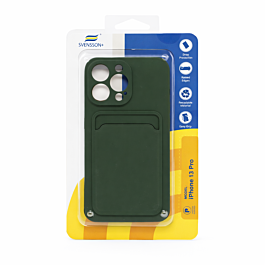 Svensson+ Card Holder Silicon Case For iPhone 13 Pro - Thepartshome.eu