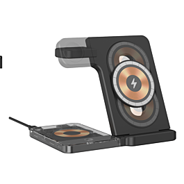 U-17 5 in 1 wireless charger black wholesale