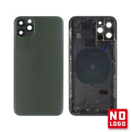 Buy reliable spare parts with Lifetime Warranty | Rear Glass with Frame No Logo for iPhone 11 Pro Midnight Green | Fast Delivery from our warehouse in Sweden!