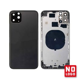 Buy reliable spare parts with Lifetime Warranty | Rear Glass with Frame No Logo for iPhone 11 Pro Space Grey | Fast Delivery from our warehouse in Sweden!