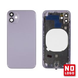 Buy reliable spare parts with Lifetime Warranty | Rear Glass with Frame No Logo for iPhone 11 Purple | Fast Delivery from our warehouse in Sweden!