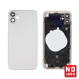 Buy reliable spare parts with Lifetime Warranty | Rear Glass with Frame No Logo for iPhone 11 White | Fast Delivery from our warehouse in Sweden!