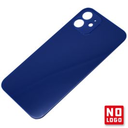 Buy reliable spare parts with Lifetime Warranty | Big Hole No Logo Rear Glass Cover for iPhone 12 Mini Blue | Fast Delivery from our warehouse in Sweden!