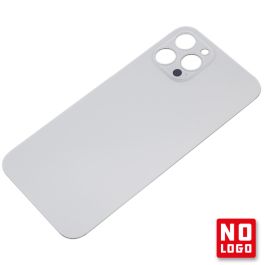 Buy reliable spare parts with Lifetime Warranty | Big Hole No Logo Rear Glass Cover for iPhone 12 Pro Silver | Fast Delivery from our warehouse in Sweden!