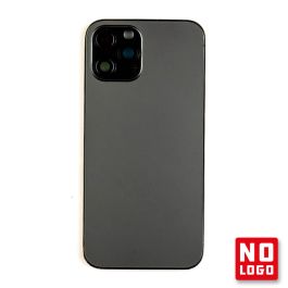 Buy reliable spare parts with Lifetime Warranty | Rear Glass with Frame No Logo For IPhone 12 Pro Max Graphite | Fast Delivery from our warehouse in Sweden!