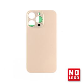 Buy reliable spare parts with Lifetime Warranty | Big Hole No Logo Rear Glass Cover for iPhone 13 Pro Gold | Fast Delivery from our warehouse in Sweden!