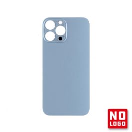 Buy reliable spare parts with Lifetime Warranty | Big Hole No Logo Rear Glass Cover for iPhone 13 Pro Max Sierra Blue | Fast Delivery from our warehouse in Sweden!