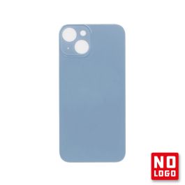 Buy reliable spare parts with Lifetime Warranty | Big Hole No Logo Rear Glass Cover for iPhone 14 Blue | Fast Delivery from our warehouse in Sweden!