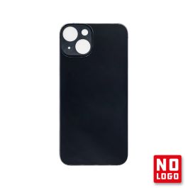 Buy reliable spare parts with Lifetime Warranty | Big Hole No Logo Rear Glass Cover for iPhone 14 Midnight (Black) | Fast Delivery from our warehouse in Sweden!