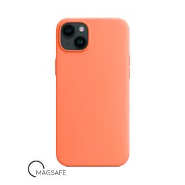 Buy reliable spare parts with Lifetime Warranty | Silicone Case with Magsafe for iPhone 13 Pro Max/14 Plus Superb Nectarine (Orange) | Fast Delivery from our warehouse in Sweden!