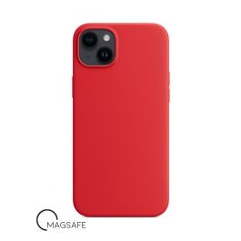 Buy reliable spare parts with Lifetime Warranty | Silicone Case with Magsafe for iPhone 13 Pro Max/14 Plus Superb Red | Fast Delivery from our warehouse in Sweden!
