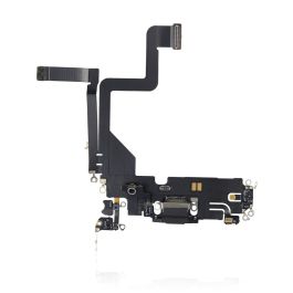 Charging Port Flex Cable for iPhone 14 Pro Space Black - Thepartshome.se