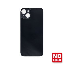 Buy reliable spare parts with Lifetime Warranty | Big Hole No Logo Rear Glass Cover for iPhone 14 Plus Midnight (Black) | Fast Delivery from our warehouse in Sweden!