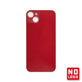 Buy reliable spare parts with Lifetime Warranty | Big Hole No Logo Rear Glass Cover for iPhone 14 Plus Red | Fast Delivery from our warehouse in Sweden!