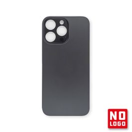 Buy reliable spare parts with Lifetime Warranty | Big Hole No Logo Rear Glass Cover for iPhone 14 Pro Max Space Black | Fast Delivery from our warehouse in Sweden!