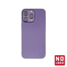 Buy reliable spare parts with Lifetime Warranty | Rear Glass With Frame No Logo for iPhone 14 Pro Max Deep Purple | Fast Delivery from our warehouse in Sweden!