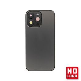 Buy reliable spare parts with Lifetime Warranty | Rear Glass With Frame No Logo for iPhone 14 Pro Max Space Black | Fast Delivery from our warehouse in Sweden!