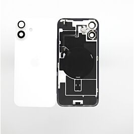 iPhone 16 Plus Rear Glass With Wireless Charging And  Camera Lens Original Pulled White - Thepartshome.eu