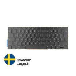 Köp MacBook Reservdelar med Livstids Garanti! | Svenskt Tangentbord till MacBook Pro 13-inch A1708 | Swedish Keyboard Snabbleverans från vårt lager i Helsingborg
