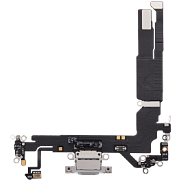 iPhone 17 Charging Port Flex Cable White Original - Thepartshome.eu
