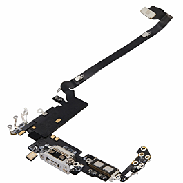 iPhone 17 Pro Max Charging Port Flex Cable Silver Original