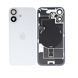 iPhone 17 Rear Glass With Wireless Charging and Camera Lens Original Pulled White  - Thepartshome.eu