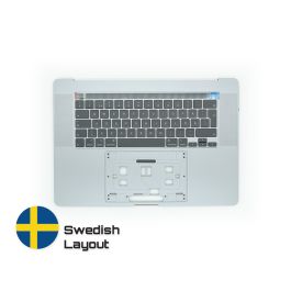 Köp MacBook Reservdelar med Livstids Garanti! | Topcase med Svenskt Tangentbord till MacBook Pro A2141 Space Grey | Swedish Keyboard Snabbleverans från vårt lager i Helsingborg