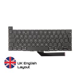 Buy reliable spare parts with Lifetime Warranty | Keyboard Only UK English Layout for MacBook Pro 16-inch A2141 | Fast Delivery from our warehouse in Sweden!