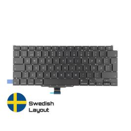 Köp MacBook Reservdelar med Livstids Garanti! | Svenskt Tangentbord till MacBook Air 13-inch A2337 | Swedish Keyboard Snabbleverans från vårt lager i Helsingborg
