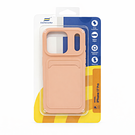 Svensson+ Card Holder Silicon Case For iPhone 17 Pro Pink -  Thepartshome.eu
