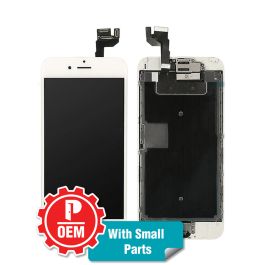 Display Assembly with Small Parts for iPhone 6S White OEM