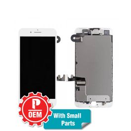 Display Assembly with Small Parts for iPhone 8 Plus White OEM